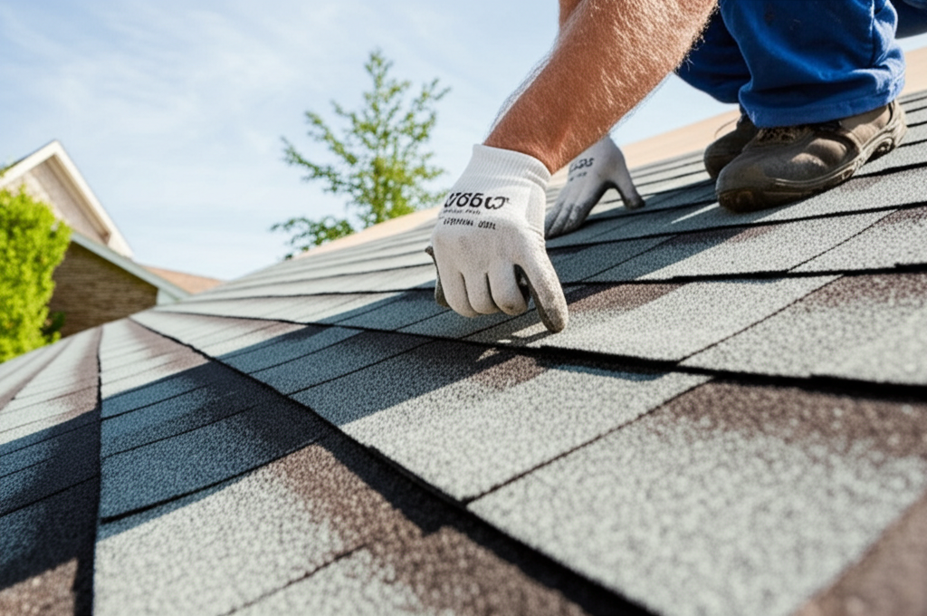 Roof installation detail